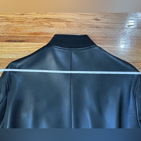 The Kooples Teddy Leather Varsity Jacket - Picture 13 of 13